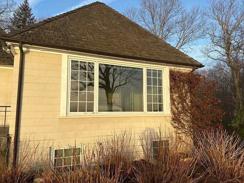 All wood casement window in need of replacement Weston, CT